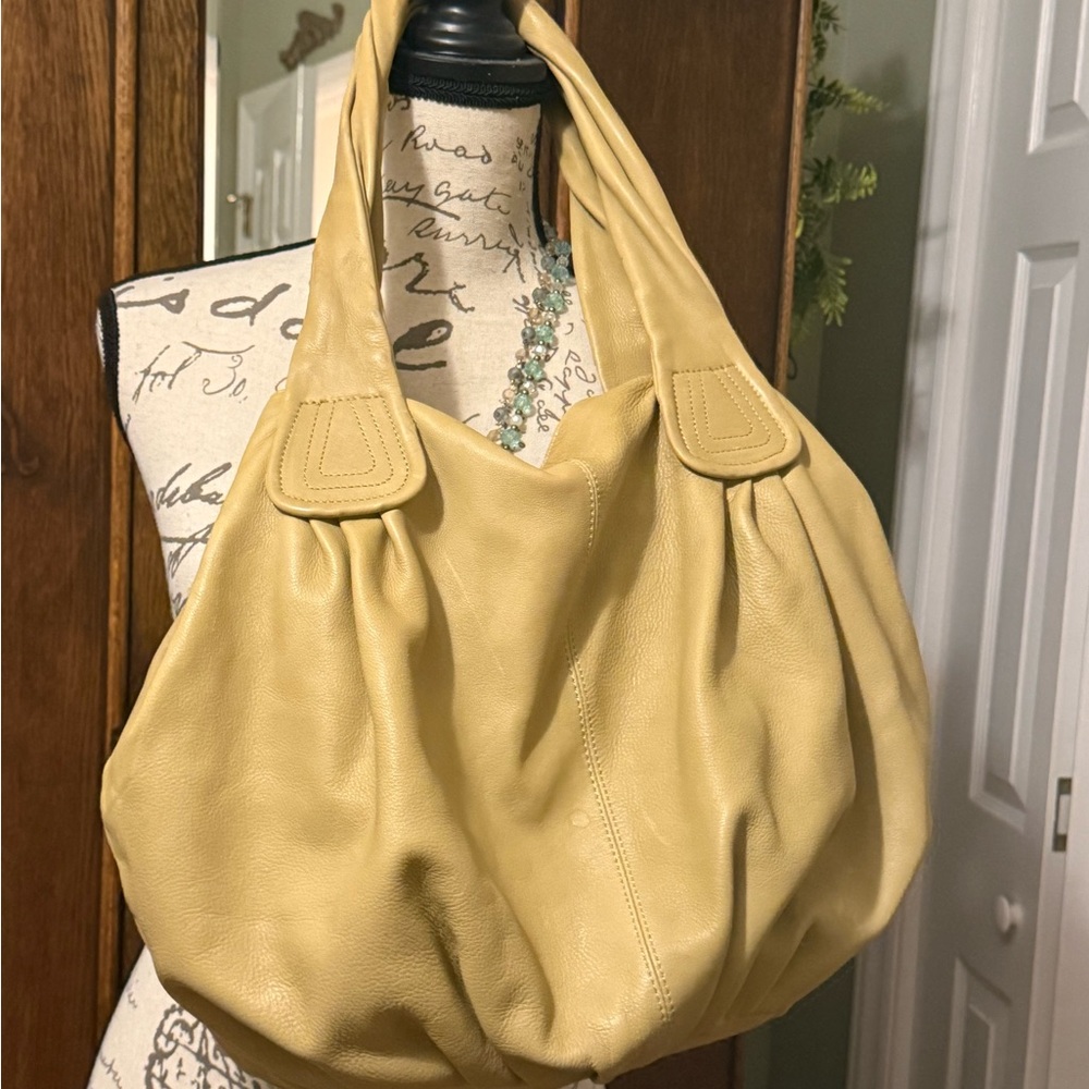 Cynthia Rowley Large Soft Camel Hobo Bag
